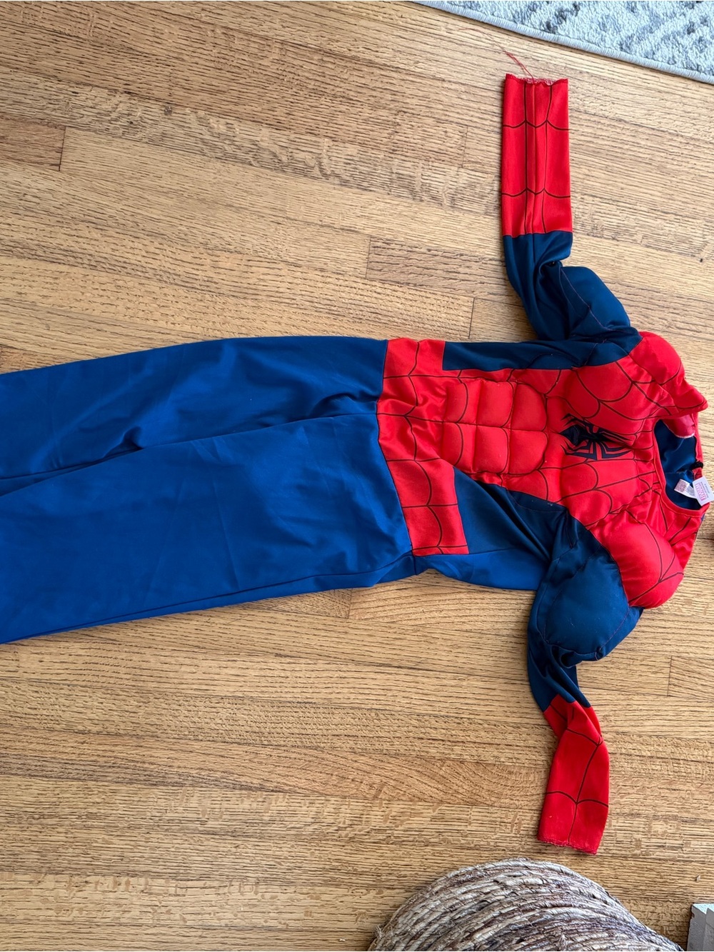 Kids Red and Blue Spider Superhero Costume - Muscle Chest